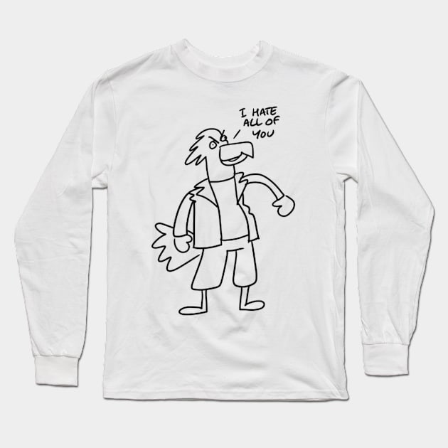 Falco Long Sleeve T-Shirt by UnfoundedRevenge